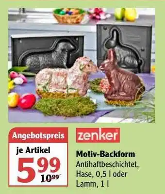 Globus Zenker Motiv-backform Angebot