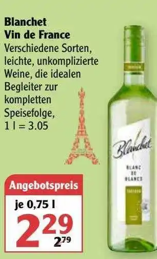 Globus Blanchet Vin De France Angebot