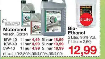 Jawoll Silver Eagle Motorenöl Oder Bio-ethanol Angebot