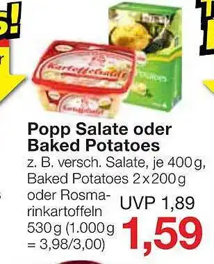 Jawoll Popp Salate Oder Baked Potatoes Angebot