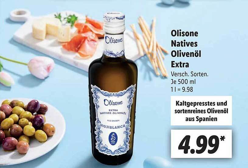 Olisone Natives Olivenöl Extra Angebot bei Lidl
