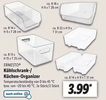 Lidl Ernesto Kühlschrank- Oder Küchen-organizee Angebot