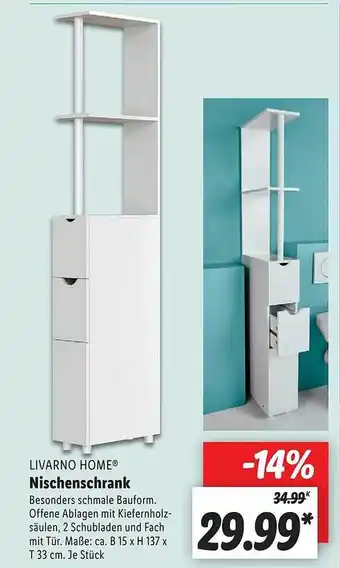 Lidl Livarno Home Nischenschrank Angebot
