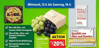 Lidl Trauben Mix Angebot