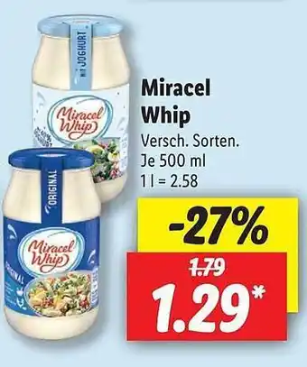 Lidl Miracel Whip Angebot