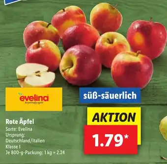 Lidl Rote Äpfel 800 g Angebot