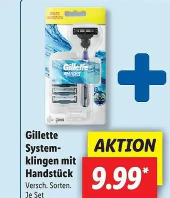 Lidl Gillette Systemklingen Mit Handstück Angebot