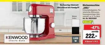 Lidl Kenwood Küchenmaschine „kmix“ Angebot