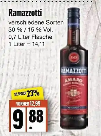 Edeka Frischemarkt Ramazzotti Angebot