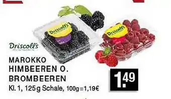 Edeka Zurheide Driscoll's Marokko Himbeeren O. Brombeeren Angebot