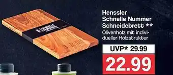 Famila Nord West Henssler Schnelle Nummer Schneidebrett Angebot