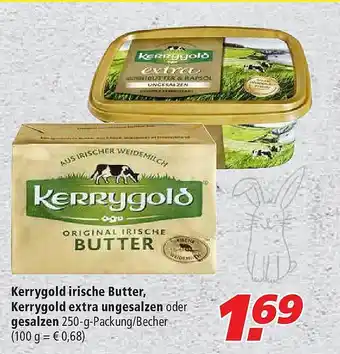 Marktkauf Kerrygold Irische Butter, Extra Ungesalzen Oder Gesalzen Angebot