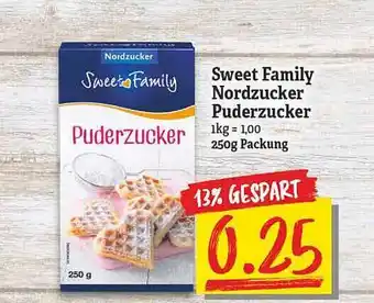 NP Discount Sweet Family Nordzucker Puderzucker Angebot