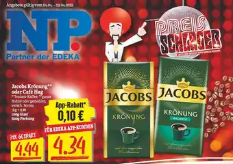 NP Discount Jacobs Krönung Oder Café Hag Angebot