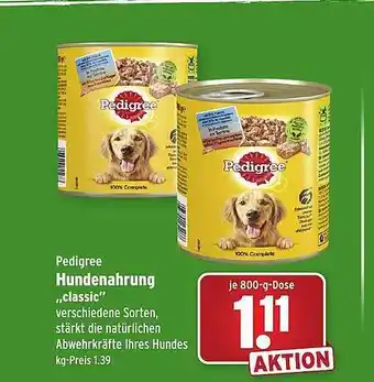 Wasgau Pedigree Hundenahrung Angebot