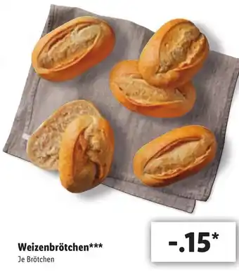 Lidl Weizenbrötchen Angebot