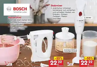 Netto Marken-Discount Bosch Handrührer Oder Stabmixer Angebot