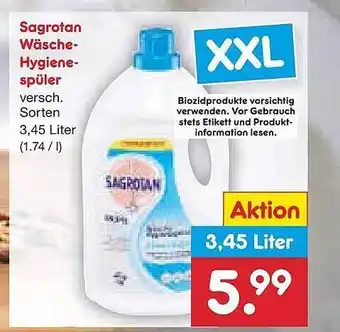 Netto Marken-Discount Sagrotan Wäsche-hygiene-spüler Angebot