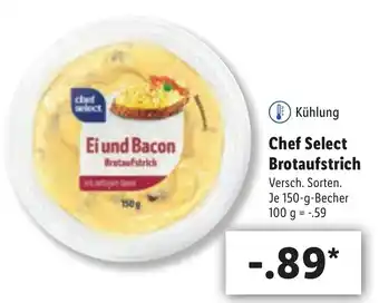 Lidl Chef Select Brotaufstrich 150 g Becher Angebot