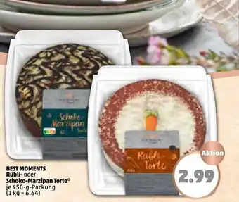 PENNY Best Moments rübli- Oder Schoko-marzipan Torte Angebot