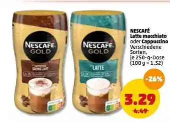 PENNY Nescafé Latte Macchiato Oder Cappuccino Angebot