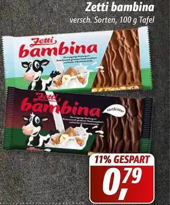 Simmel Zetti Bambina Angebot