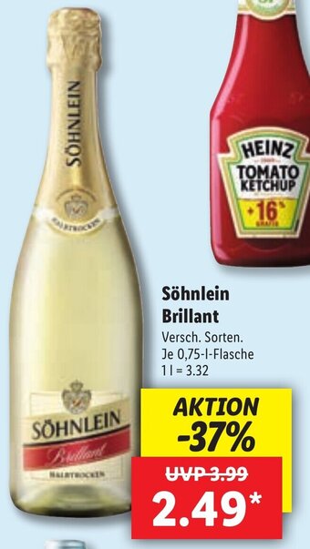 Lidl Söhnlein Brillant 0,75 L Angebot