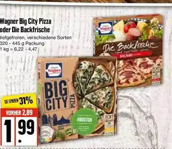 Edeka Wagner Big City Pizza Oder Die Backfrische Angebot