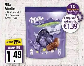 Edeka Milka Feine Eier Angebot