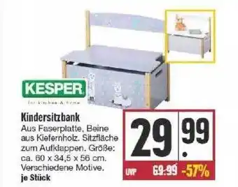 Edeka Kesper Kindersitzbank Angebot