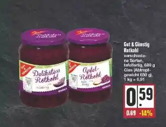 Edeka Gut & Günstig Rotkohl Angebot