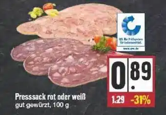 Edeka Presssack Rot Oder Weiß Angebot