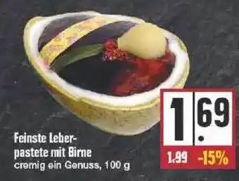 Edeka Feinste Leberpastete Mit Birne Angebot