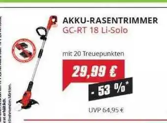 Edeka Akku-rasentrimmer Gc-rt 18 Li-solo Angebot