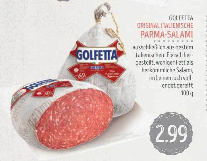 Golfetta Original Italienische Parmasalami Angebot bei Edeka Struve