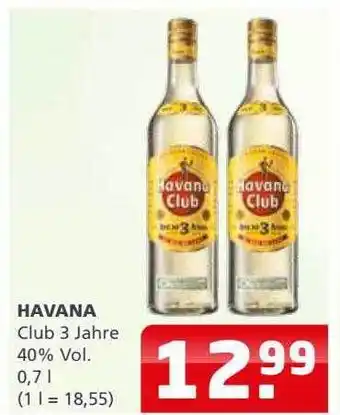 Getränkehaus Havana Club 3 Jahre Angebot