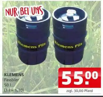 Getränkehaus Klemens Fassbier Angebot