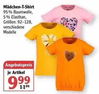 Globus Mädchen-t-shirt Angebot