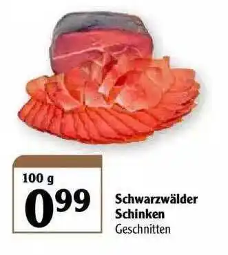 Globus Schwarzwälder Schinken Angebot