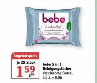 Globus Bebe 5 In 1 Reinigungstücher Angebot