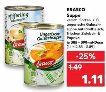 Kaufland Erasco Suppe Angebot