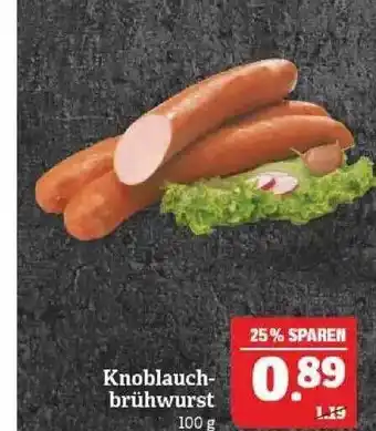 Marktkauf Knoblauch Brühwurst Angebot