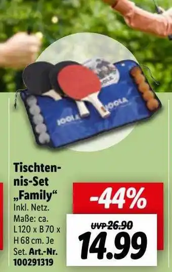 Lidl Tischten-nis-set „family” Angebot