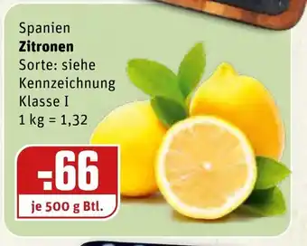 REWE Kaufpark Spanien Zitronen 1kg Angebot