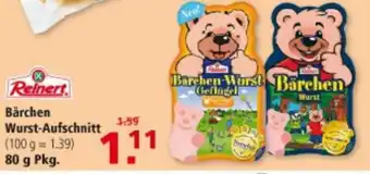 Multi Markt Reinert Bärchen Wurst Aufschnitt 80g Pkg. Angebot