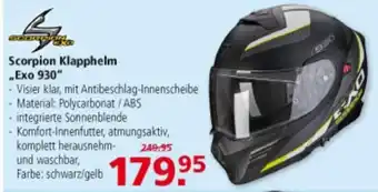 Multi Markt Scorpion Klapphelm Exo 930 Angebot