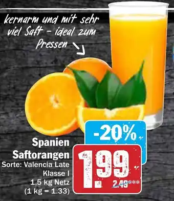 AEZ Spanien Saftorangen 1,5kg Netz Angebot