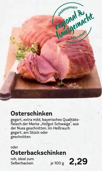 AEZ Osterschinken oder Osterbackschinken 100g Angebot