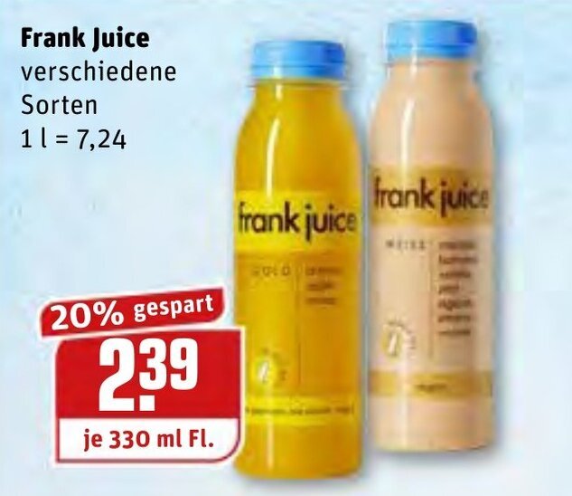 Frank Juice 1 L Angebot bei REWE Kaufpark