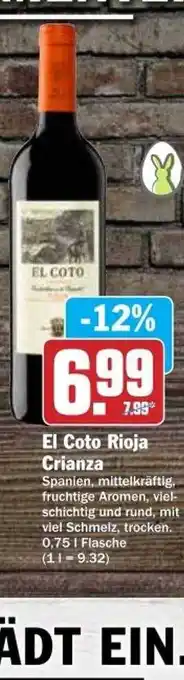 dodenhof El Coto Rioja Crianza Angebot